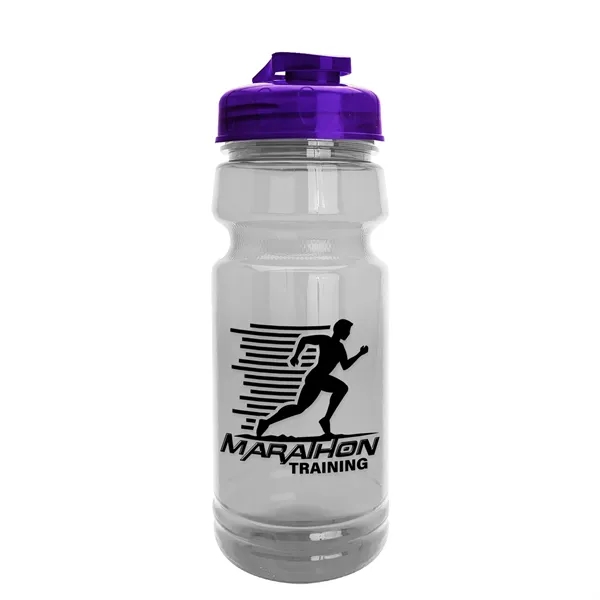 The Trainer - 24 oz. Clear Sports Bottles with USA Flip... from ASI 40480 Koozie Group