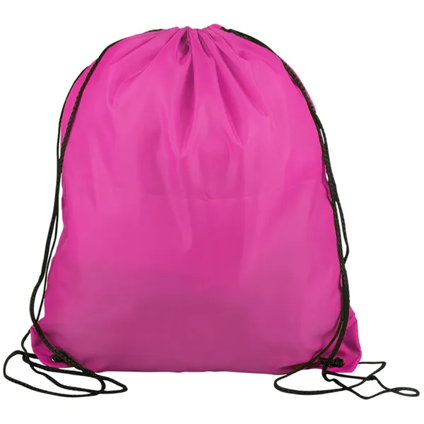 Drawstring back pack bag made of 210 Denier polyester fabric.... from ASI 40480 Koozie Group