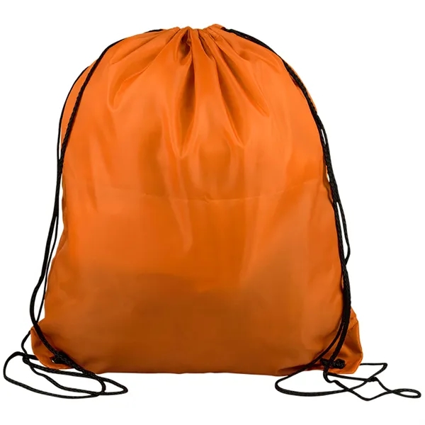 Drawstring back pack bag made of 210 Denier polyester fabric.... from ASI 40480 Koozie Group