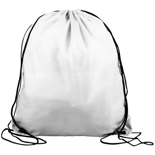 Drawstring back pack bag made of 210 Denier polyester fabric.... from ASI 40480 Koozie Group
