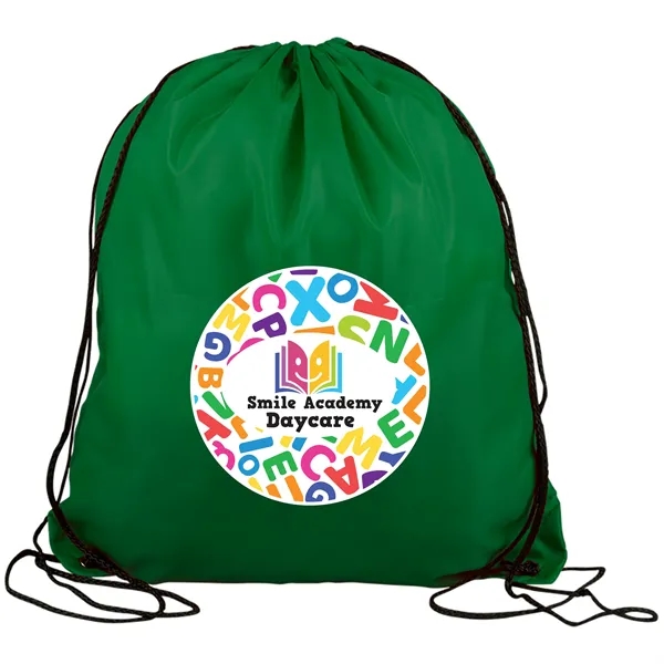 Drawstring back pack bag made of 210 Denier polyester fabric.... from ASI 40480 Koozie Group
