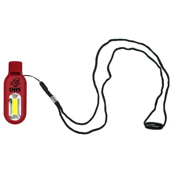 Whistle/COB Light Lanyard... from ASI 30270 Aakron Line