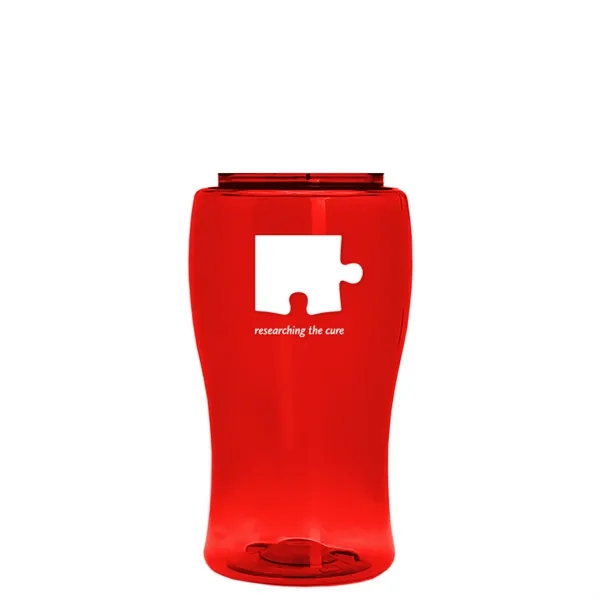 18 oz. Poly-Pure Junior with Flip straw lid.... from ASI 40480 Koozie Group