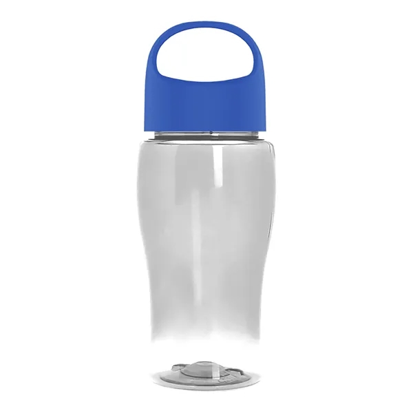 Poly-Pure Jr. 18 Oz. Transparent Bottle With Oval Crest Lid... from ASI 40480 Koozie Group