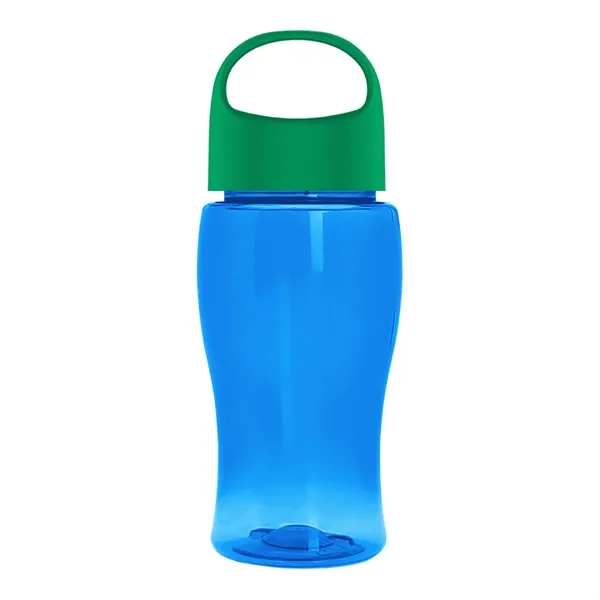Poly-Pure Jr. 18 Oz. Transparent Bottle With Oval Crest Lid... from ASI 40480 Koozie Group