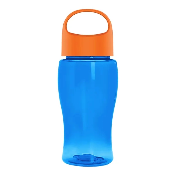 Poly-Pure Jr. 18 Oz. Transparent Bottle With Oval Crest Lid... from ASI 40480 Koozie Group