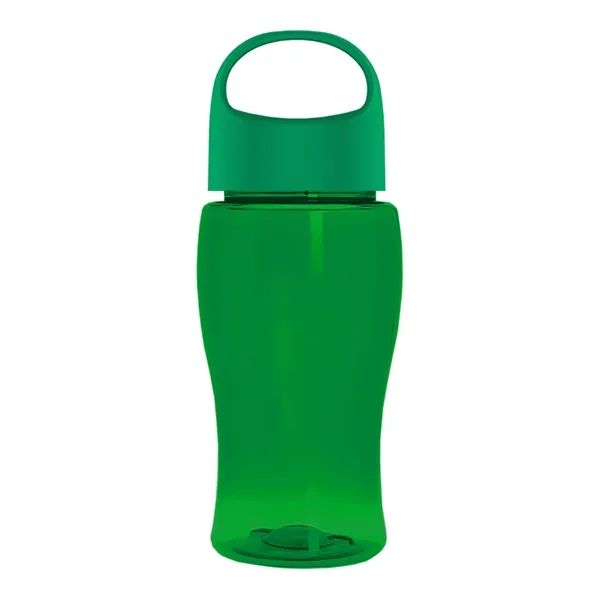 Poly-Pure Jr. 18 Oz. Transparent Bottle With Oval Crest Lid... from ASI 40480 Koozie Group