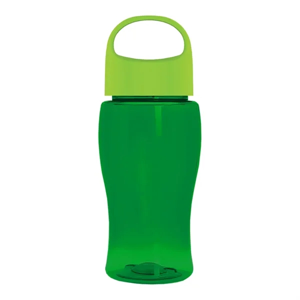 Poly-Pure Jr. 18 Oz. Transparent Bottle With Oval Crest Lid... from ASI 40480 Koozie Group