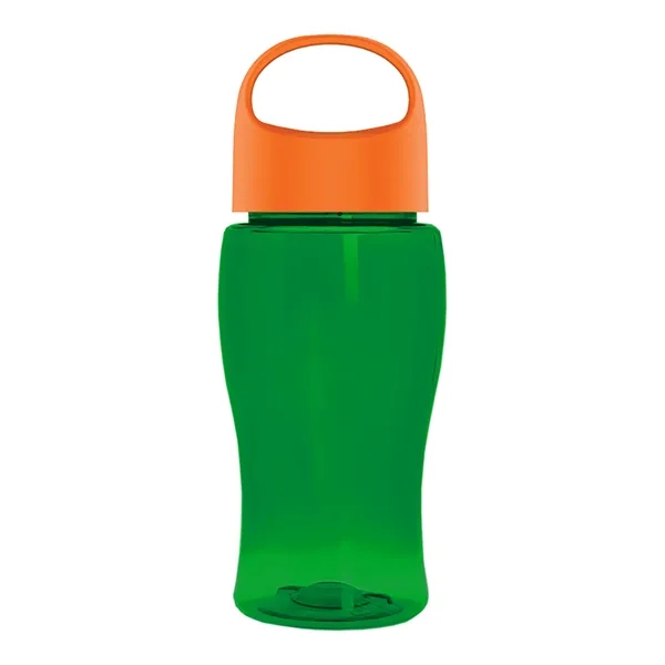 Poly-Pure Jr. 18 Oz. Transparent Bottle With Oval Crest Lid... from ASI 40480 Koozie Group