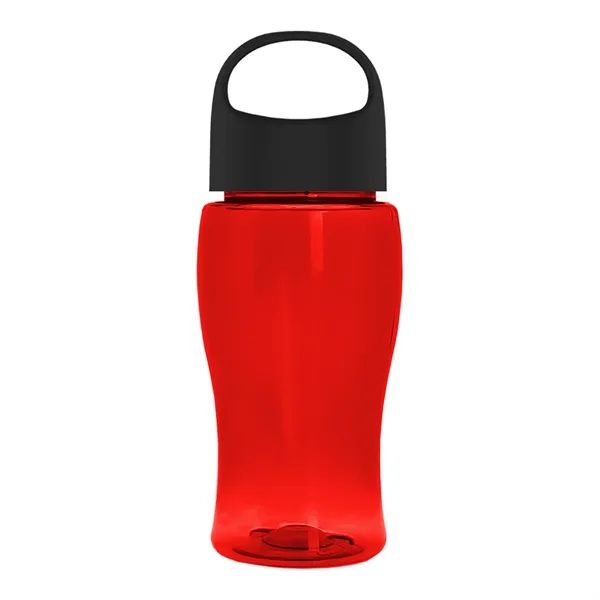 Poly-Pure Jr. 18 Oz. Transparent Bottle With Oval Crest Lid... from ASI 40480 Koozie Group