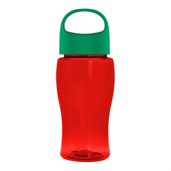 Poly-Pure Jr. 18 Oz. Transparent Bottle With Oval Crest Lid... from ASI 40480 Koozie Group