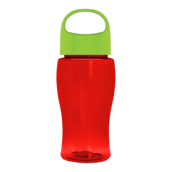 Poly-Pure Jr. 18 Oz. Transparent Bottle With Oval Crest Lid... from ASI 40480 Koozie Group