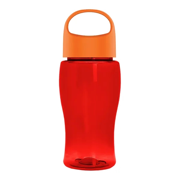 Poly-Pure Jr. 18 Oz. Transparent Bottle With Oval Crest Lid... from ASI 40480 Koozie Group
