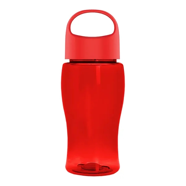 Poly-Pure Jr. 18 Oz. Transparent Bottle With Oval Crest Lid... from ASI 40480 Koozie Group