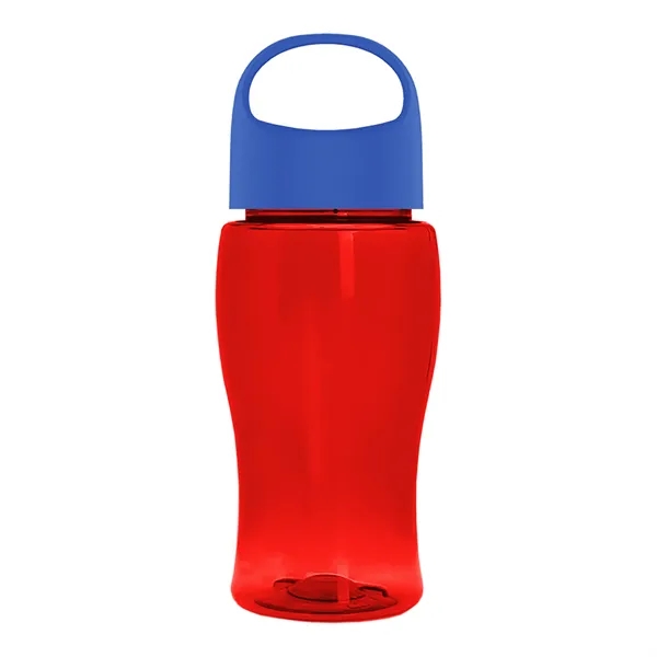 Poly-Pure Jr. 18 Oz. Transparent Bottle With Oval Crest Lid... from ASI 40480 Koozie Group