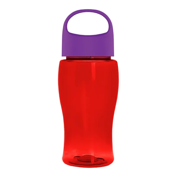 Poly-Pure Jr. 18 Oz. Transparent Bottle With Oval Crest Lid... from ASI 40480 Koozie Group