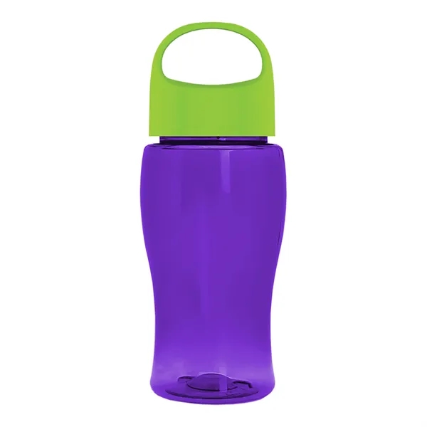 Poly-Pure Jr. 18 Oz. Transparent Bottle With Oval Crest Lid... from ASI 40480 Koozie Group