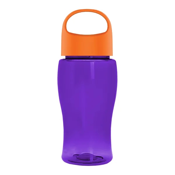 Poly-Pure Jr. 18 Oz. Transparent Bottle With Oval Crest Lid... from ASI 40480 Koozie Group