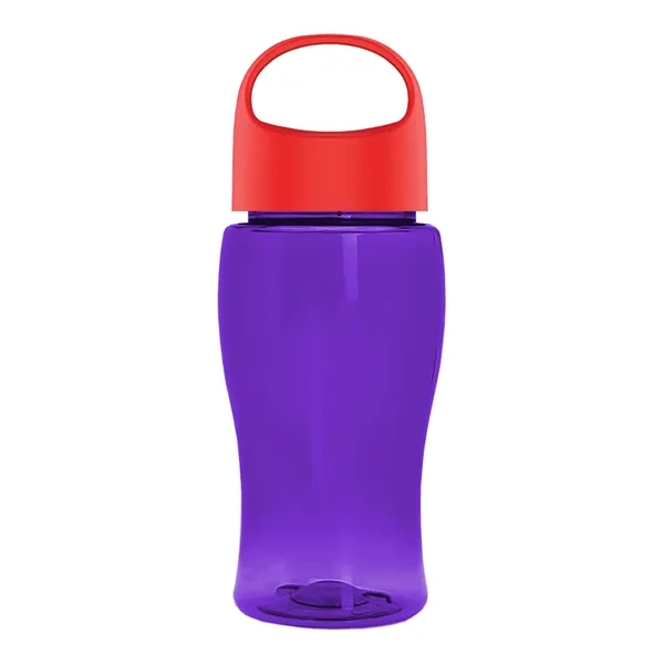 Poly-Pure Jr. 18 Oz. Transparent Bottle With Oval Crest Lid... from ASI 40480 Koozie Group