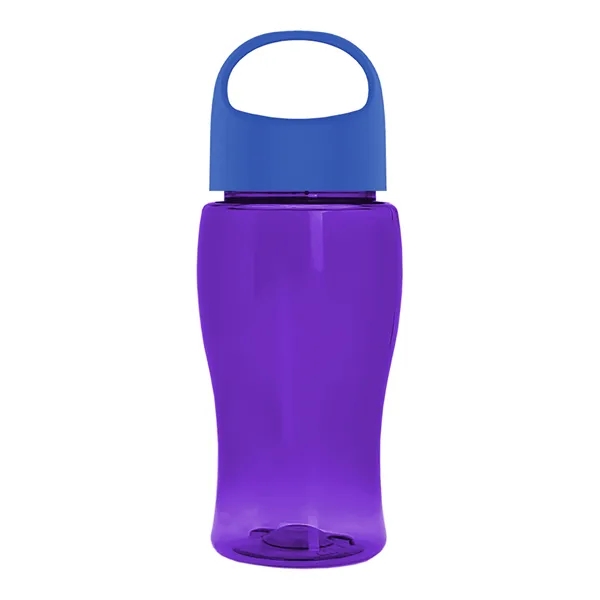 Poly-Pure Jr. 18 Oz. Transparent Bottle With Oval Crest Lid... from ASI 40480 Koozie Group