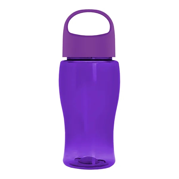 Poly-Pure Jr. 18 Oz. Transparent Bottle With Oval Crest Lid... from ASI 40480 Koozie Group