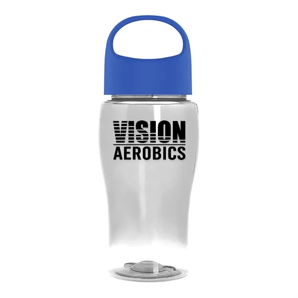 Poly-Pure Jr. 18 Oz. Transparent Bottle With Oval Crest Lid... from ASI 40480 Koozie Group