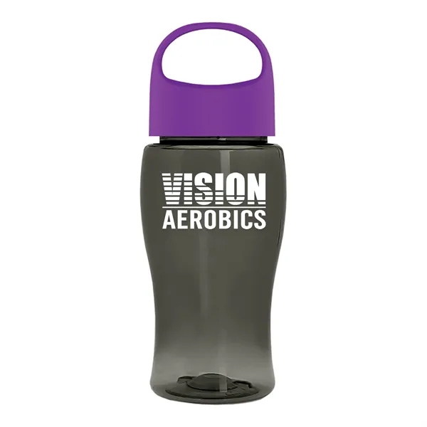 Poly-Pure Jr. 18 Oz. Transparent Bottle With Oval Crest Lid... from ASI 40480 Koozie Group