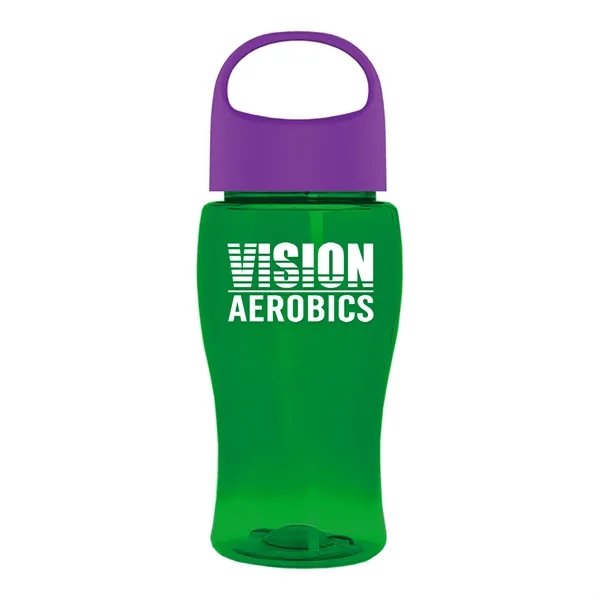 Poly-Pure Jr. 18 Oz. Transparent Bottle With Oval Crest Lid... from ASI 40480 Koozie Group