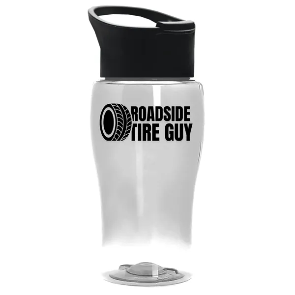 18 Oz. Transparent Bottle With Pop-Up Sip Lid... from ASI 40480 Koozie Group