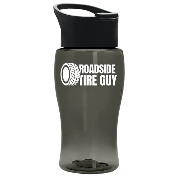 18 Oz. Transparent Bottle With Pop-Up Sip Lid... from ASI 40480 Koozie Group