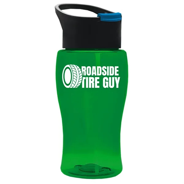 18 Oz. Transparent Bottle With Pop-Up Sip Lid... from ASI 40480 Koozie Group