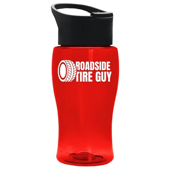 18 Oz. Transparent Bottle With Pop-Up Sip Lid... from ASI 40480 Koozie Group