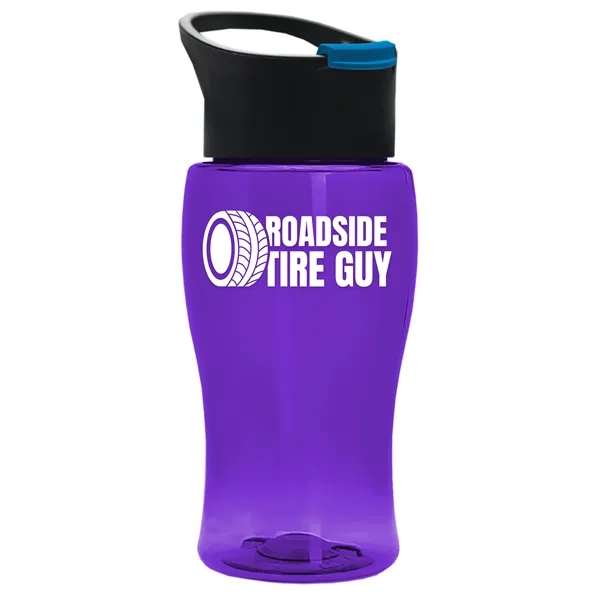18 Oz. Transparent Bottle With Pop-Up Sip Lid... from ASI 40480 Koozie Group
