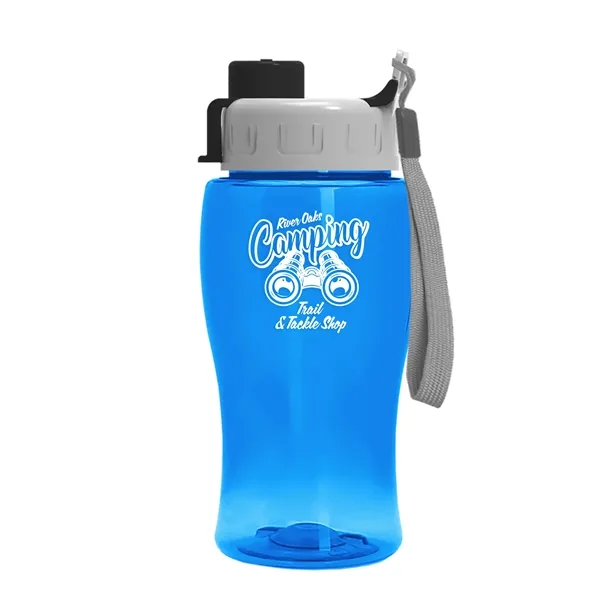 18 Oz. Transparent Bottle With Quick Snap Lid... from ASI 40480 Koozie Group