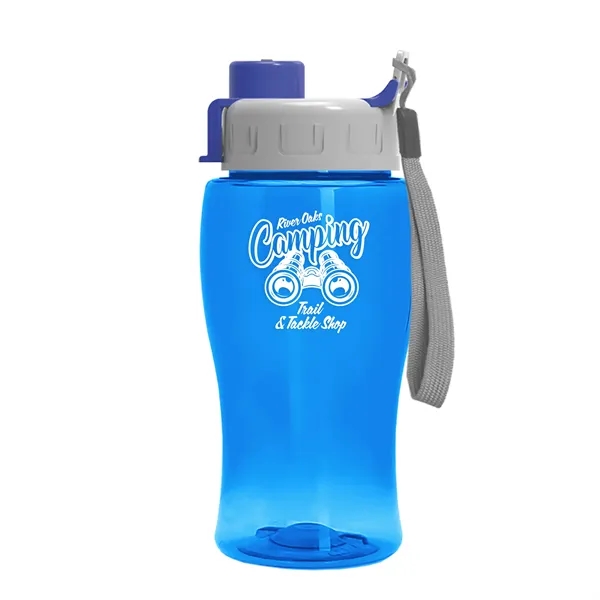 18 Oz. Transparent Bottle With Quick Snap Lid... from ASI 40480 Koozie Group