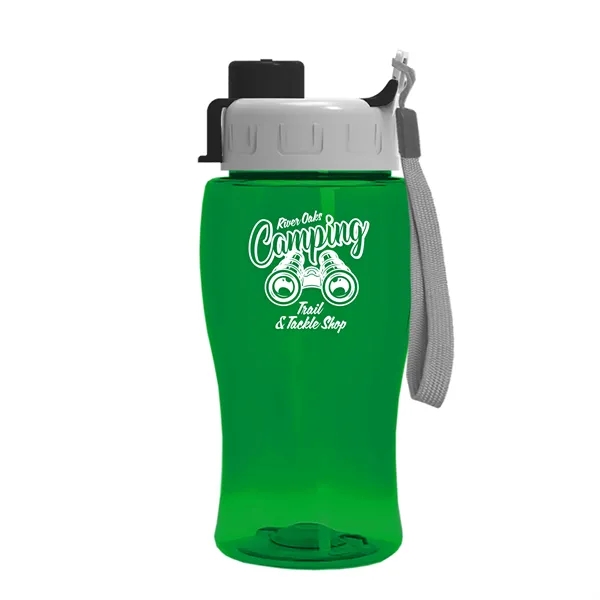 18 Oz. Transparent Bottle With Quick Snap Lid... from ASI 40480 Koozie Group