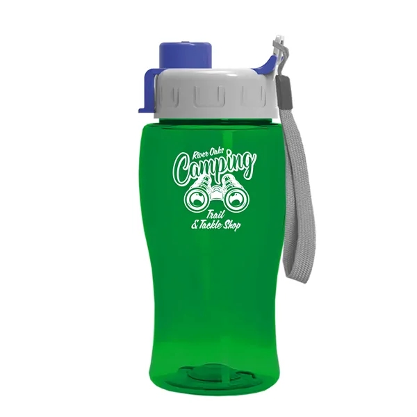 18 Oz. Transparent Bottle With Quick Snap Lid... from ASI 40480 Koozie Group
