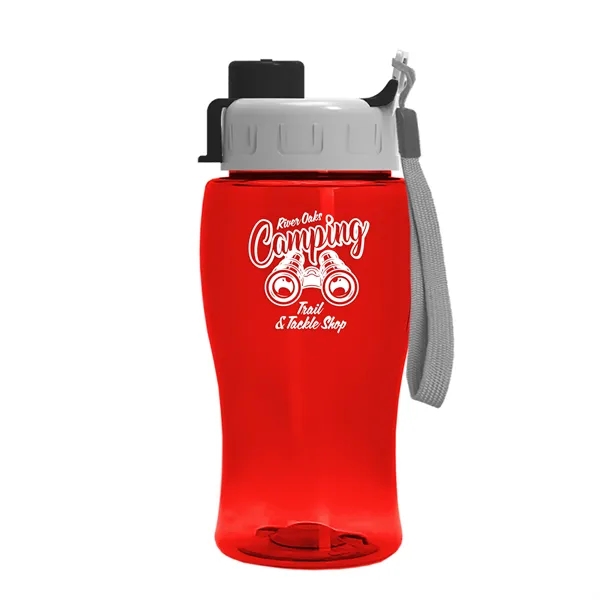 18 Oz. Transparent Bottle With Quick Snap Lid... from ASI 40480 Koozie Group