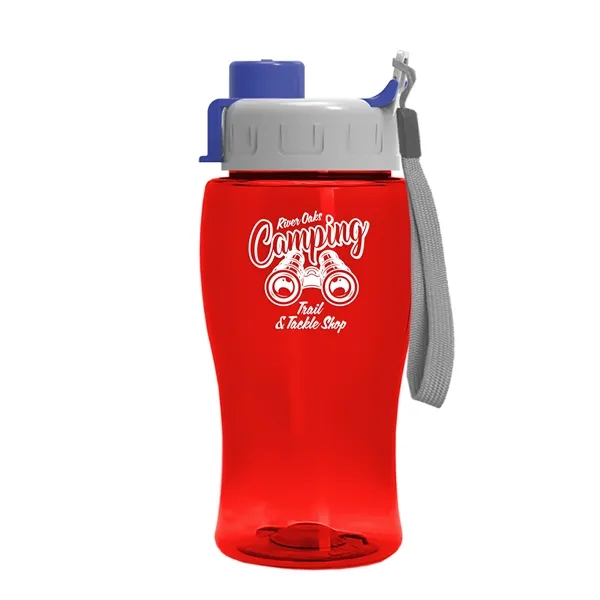 18 Oz. Transparent Bottle With Quick Snap Lid... from ASI 40480 Koozie Group