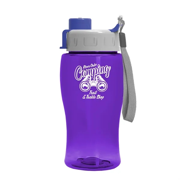 18 Oz. Transparent Bottle With Quick Snap Lid... from ASI 40480 Koozie Group
