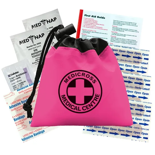 Drawstring First Aid... from ASI 40480 Koozie Group