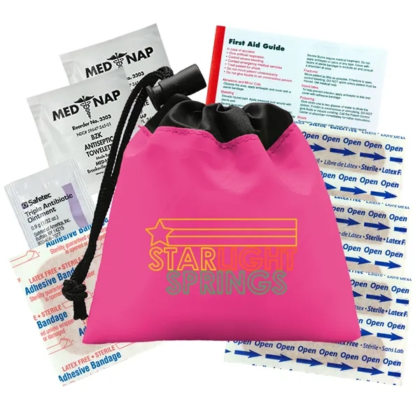 Drawstring First Aid... from ASI 40480 Koozie Group