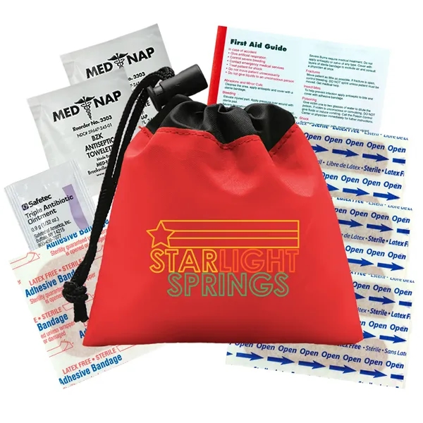 Drawstring First Aid... from ASI 40480 Koozie Group