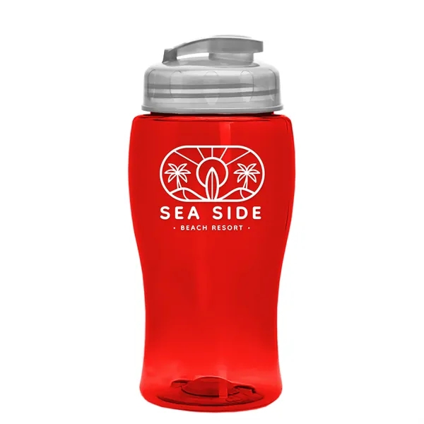 18 oz / 500ml Transparent Sports Bottles have a contoured, tapered... from ASI 40480 Koozie Group