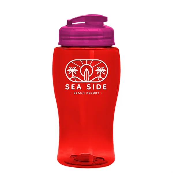 18 oz / 500ml Transparent Sports Bottles have a contoured, tapered... from ASI 40480 Koozie Group