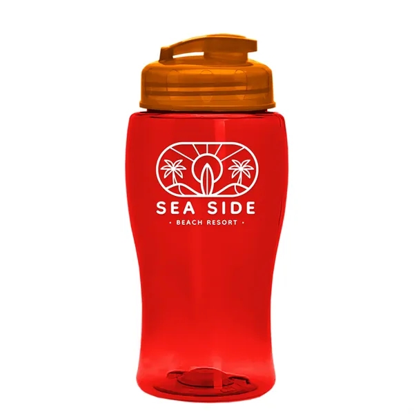18 oz / 500ml Transparent Sports Bottles have a contoured, tapered... from ASI 40480 Koozie Group