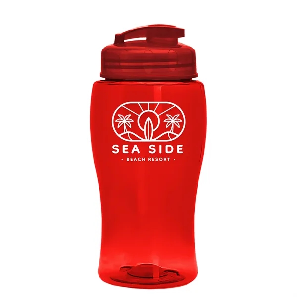 18 oz / 500ml Transparent Sports Bottles have a contoured, tapered... from ASI 40480 Koozie Group