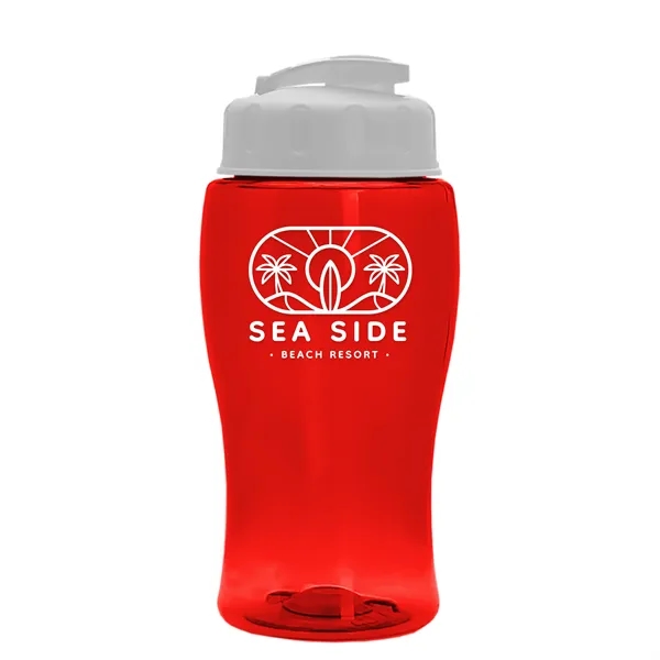 18 oz / 500ml Transparent Sports Bottles have a contoured, tapered... from ASI 40480 Koozie Group