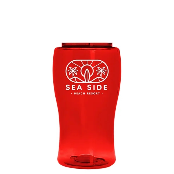18 oz / 500ml Transparent Sports Bottles have a contoured, tapered... from ASI 40480 Koozie Group