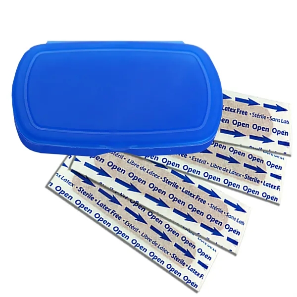 First aid kit. Oval shape, pocket size, elegant details.... from ASI 40480 Koozie Group